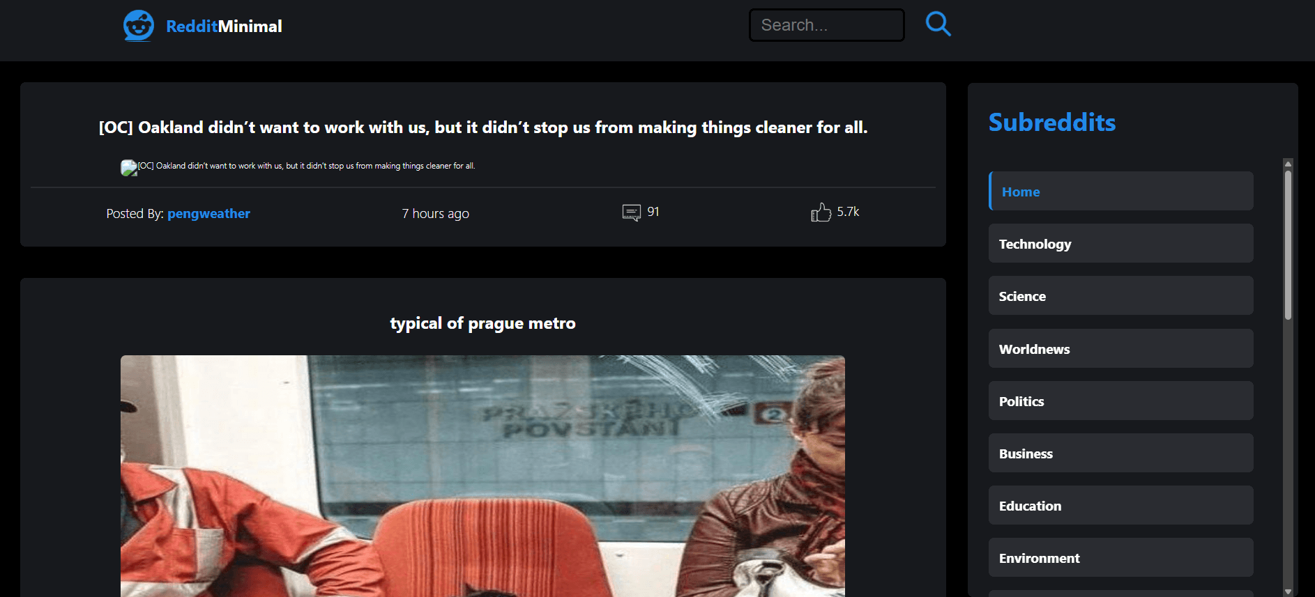 Screenshot of reddit-reddit-app